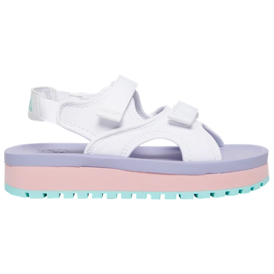 Fila Kids' Girls Spot Eva Sandal In White/purple/pink ModeSens