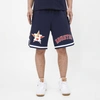 Pro Standard Mens  Shorts In Navy/orange