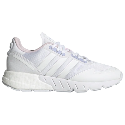 Adidas Originals Adidas Women's Originals Zx 1k Boost Recycled Casual Shoes In White/white/violet