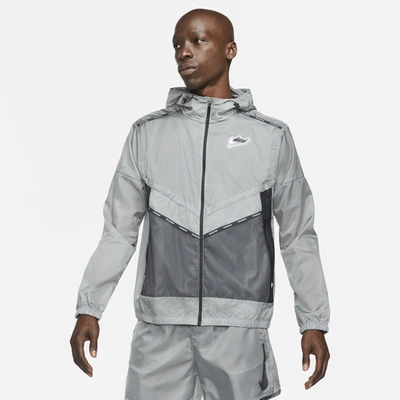 Nike Rpl Windrunner Gx Jacket In Smoke Grey/off Noir/black | ModeSens