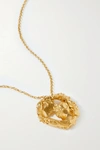 ALIGHIERI THE CRATERS WE KNOW GOLD-PLATED NECKLACE