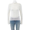 CHLOÉ CHLOE LADIES WOOL-BLEND LACE KNIT TURTLENECK TOP