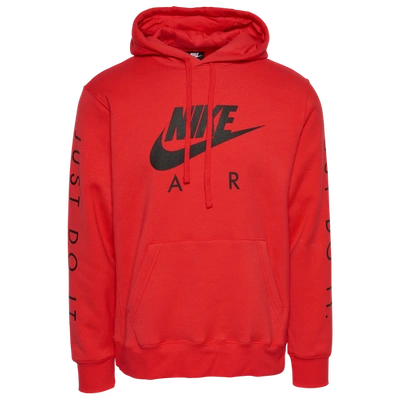 Nike Mens  Jdi Fleece Hoodie In Red/black