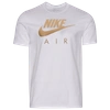 Nike Mens  Air Reflective T-shirt In White/gold