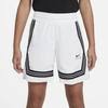 Nike Fly Crossover Big Kids' (girls') Basketball Shorts In White