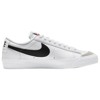 Nike Kids' Blazer Low 77 Sneakers In White/black/orange