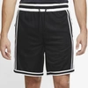 Nike Dri-fit Dna Basketball Quick Dry Training Drawstring Sports Shorts Black In Black/white/black