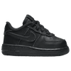 Nike Boys  Air Force 1 Low In Black/black