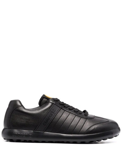 Camper Pelotas Xlf Leather Sneakers In 黑色