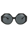 VERSACE VERSACE EYEWEAR GEOMETRIC FRAME SUNGLASSES