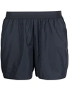 Thom Browne Flyweight Tech 4-bar Running Shorts In Blue