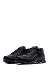 Nike Reax 8 Training Mesh Sneaker In Black/ Metallic Gold