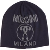MOSCHINO MEN'S BEANIE HAT  DOUBLE QUESTION,60016M5146013