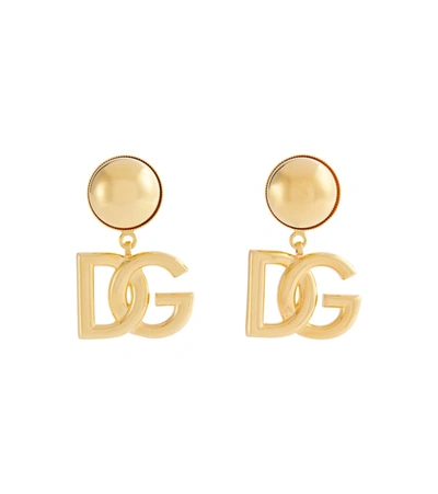 Dolce & Gabbana Dg Clip-on Earrings In Gold