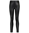 Wolford Estella Faux Leather Leggings In Black