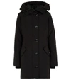 Canada Goose Canmore Hooded Feather And Shell-down Parka In Black