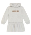 BRUNELLO CUCINELLI DREAMER HOODED FLEECE DRESS,P00602062