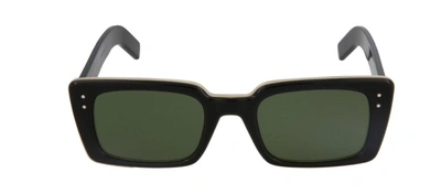Gucci Gg0539s Square/rectangle Sunglasses In Green | ModeSens