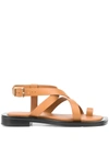 A.EMERY BUCKLE ANKLE-STRAO SANDALS
