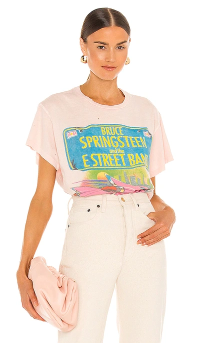 Madeworn Springsteen Graphic T-shirt In Pink