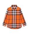 BURBERRY KIDS COTTON-STRETCH CHECK SHIRT (3-14 YEARS),16860843