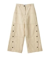 LOEWE LOEWE COTTON-LINEN TROUSERS,16930596