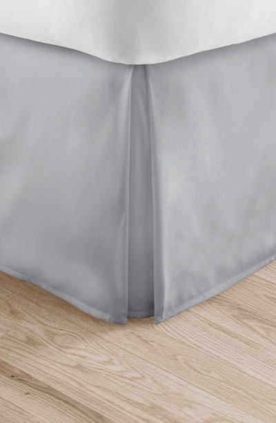 Home Spun Ienjoy Home Pleated Dust Ruffle Bed Skirt In Light Gray