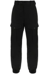 Alexander Mcqueen Straight-leg Utility Trousers In Black