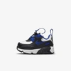 Nike Air Max 90 Toggle Baby/toddler Shoes In White,black,hyper Royal