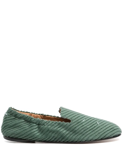 Maison Margiela Four-stitch Slippers In Green