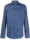CANALI EMBROIDERED BUTTON-DOWN SHIRT
