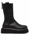Agl Attilio Giusti Leombruni Milagros Platform Boots In Schwarz