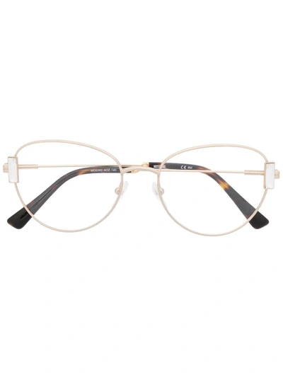Moschino Eyewear Round-frame Tonal Glasses