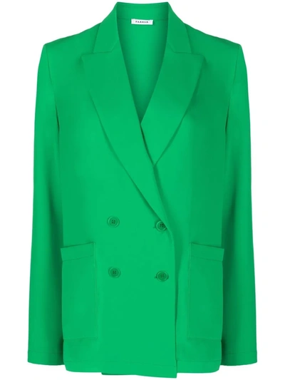 P.a.r.o.s.h Green Double-breasted Jacket