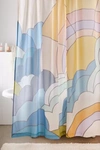 URBAN OUTFITTERS CLOUDSCAPE SHOWER CURTAIN,63138515