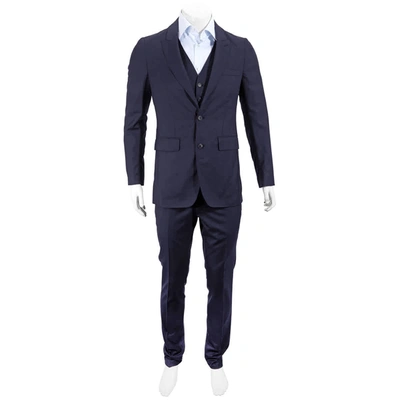 Burberry Mens Sitwell Three-piece Evening Suit In Blue