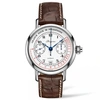 Longines Heritage Chronograph Automatic White Dial Mens Watch L2.801.4.23.2 In Blue,brown,silver Tone,white