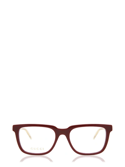 Gucci Gg0560o Burgundy Glasses