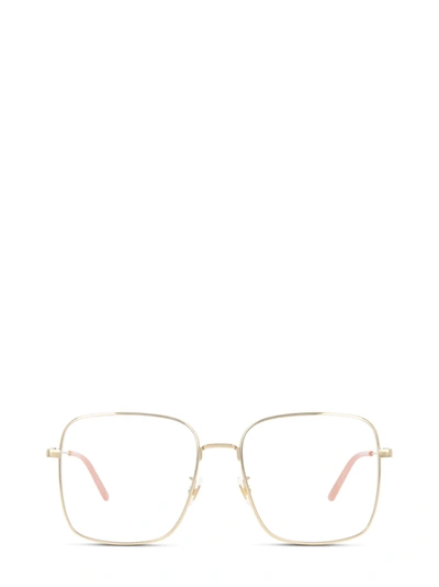 Gucci Gg0445o Gold Glasses