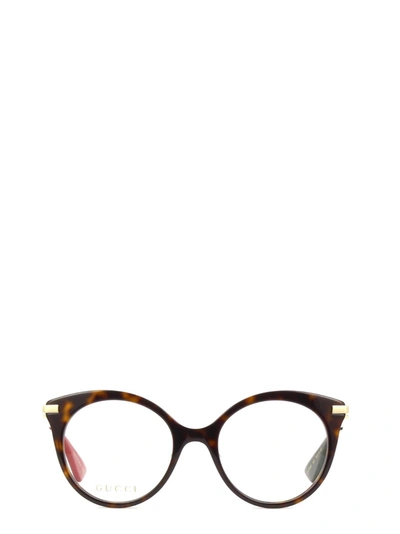 Gucci Gg0109o Dark Havana Female Eyeglasses