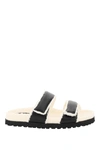 Gia X Pernille Teisbaek Ciabatta Perni11 In Pelle Nera In Black,white
