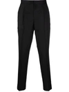 OFFICINE GENERALE HIGH-WAISTED TAPERED TROUSERS