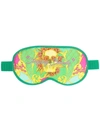 Philipp Plein Skull-print Sleep Mask In Grün