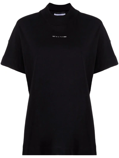 Alyx Logo Cotton Jersey T-shirt In Black