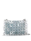 Rabanne Disk Clutch Bag In Blau