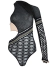 ROBERTA EINER DINA BODYSUIT BLACK