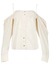 MARQUES' ALMEIDA DROPPED SHOULDER SHIRT BEIGE