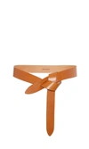 Isabel Marant Lecce Velvety Leather Wrap Belt
