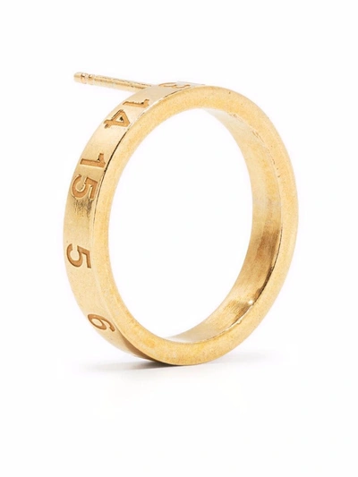 Maison Margiela Gold-plated Sterling Silver Numbers Earring