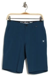 Hurley Hybrid Walking Shorts In Blue